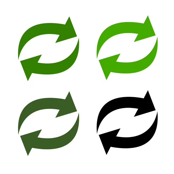 Šipka, recyklace — Stockový vektor