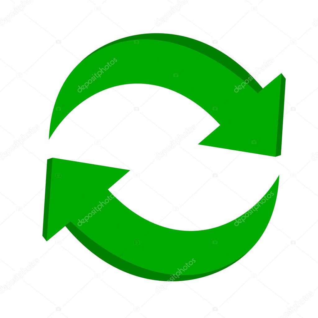 3d arrow recycling