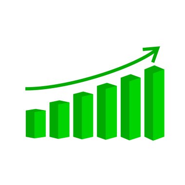 Vector 3B çubuk grafiği