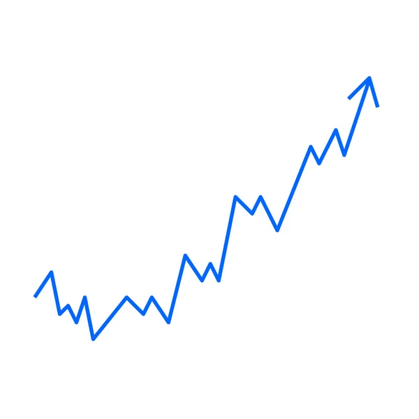 Grafik istatistik doğrusal — Stok Vektör