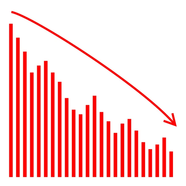 Gráfico de barras vetoriais —  Vetores de Stock