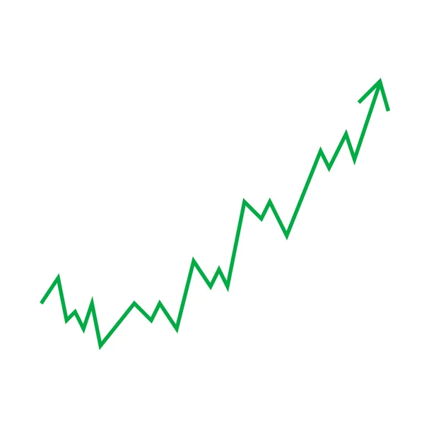 Grafik istatistik doğrusal — Stok Vektör