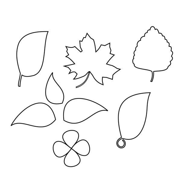 Tracer une série de plantes — Image vectorielle