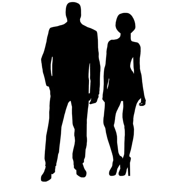 Person attractive couple — Stock Vector
