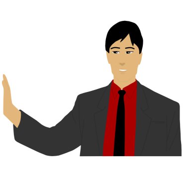 işadamı yalnız duruş