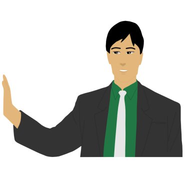 işadamı yalnız duruş