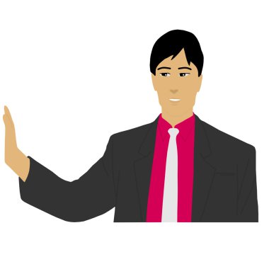 işadamı yalnız duruş