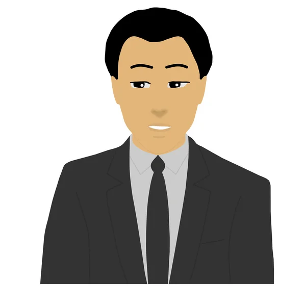 Posture d'un homme d'affaires seul — Image vectorielle