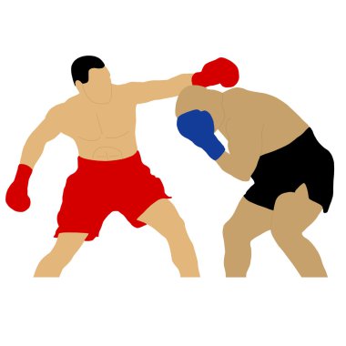 İki boksör mücadele