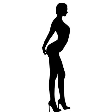 seksi bir poz alarak bir striptizci