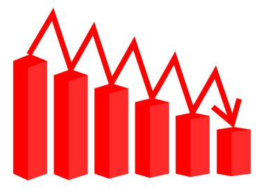 Vector 3B çubuk grafiği