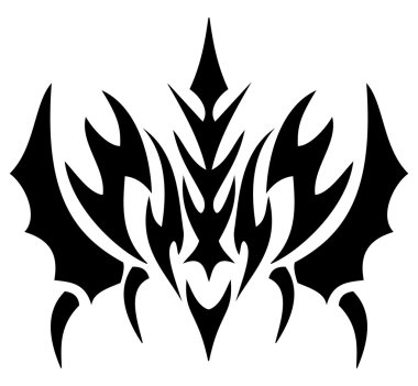 dövme içinde bilinmeyen bir yırtıcı hayvan