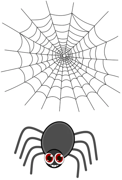 Spider Web — Stockový vektor