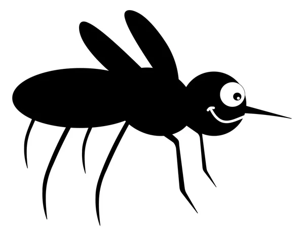A mosquito shadow — Stock Vector