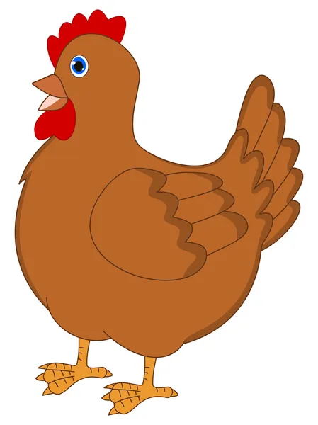 Sólo gallina. — Vector de stock