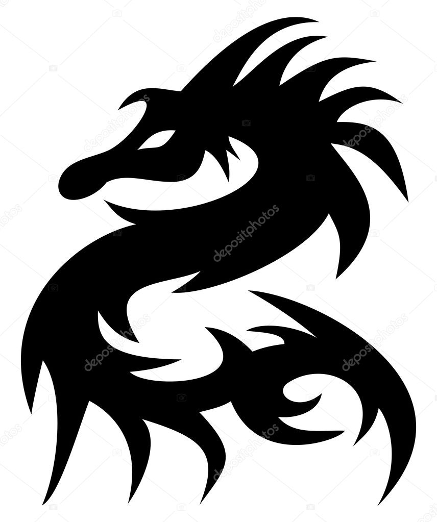 A dragon tattoo