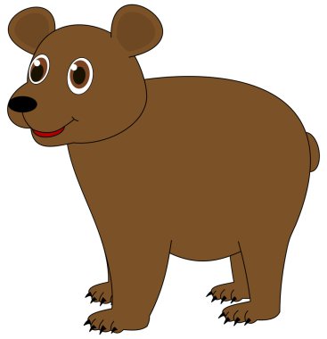 gülümseyen bir ayı