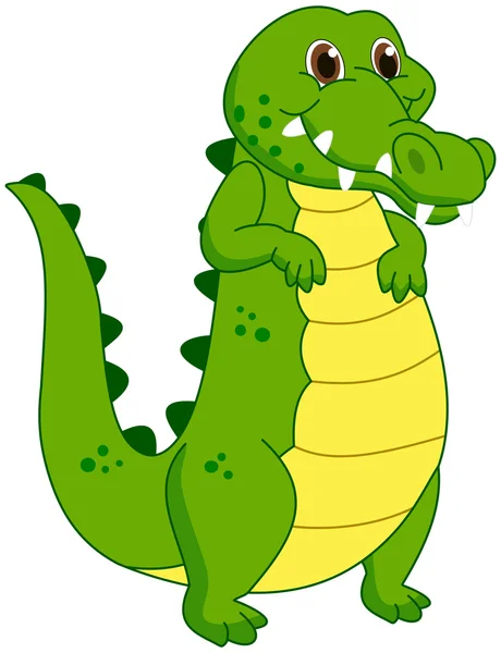 Крокодил талісман — стоковий вектор