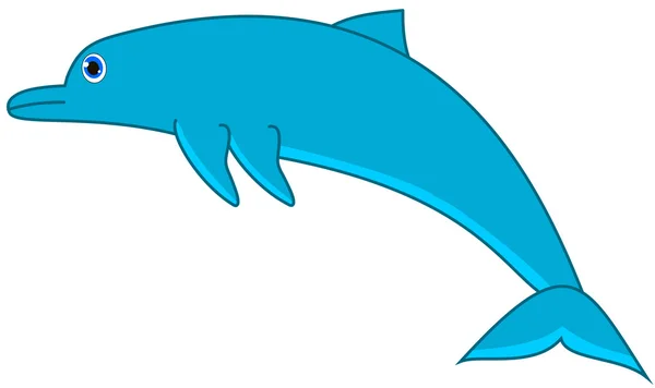 蓝色的海豚 — 图库矢量图片