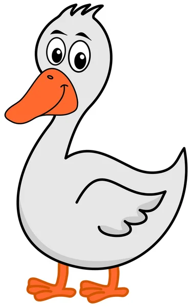 A goose profile — Stock Vector