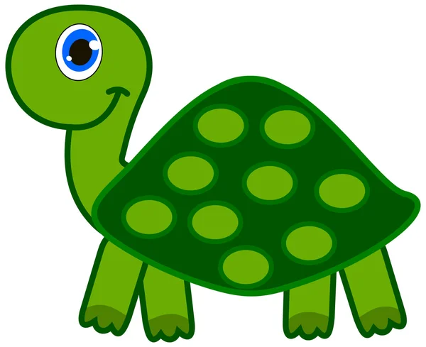 Een lachende soepschildpad — Stockvector