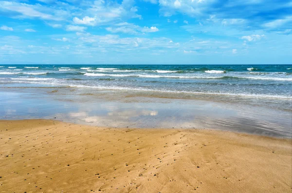 Spiaggia e mare tropicale — Foto Stock