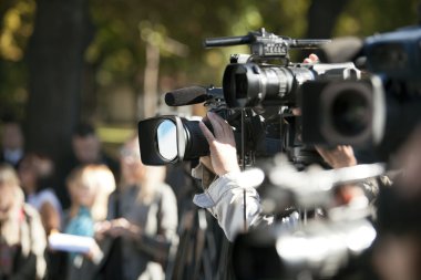 bir olay bir video kamera ile kaplama