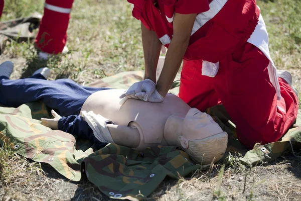 Formazione di primo soccorso — Foto Stock