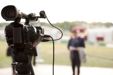 bir olay bir video kamera ile kaplama