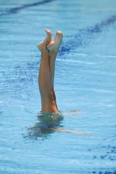 Swimmer legs — Stock Photo, Image