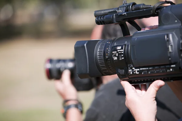 Coprire un evento con una videocamera — Foto Stock