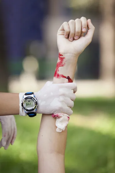 Formazione di primo soccorso — Foto Stock