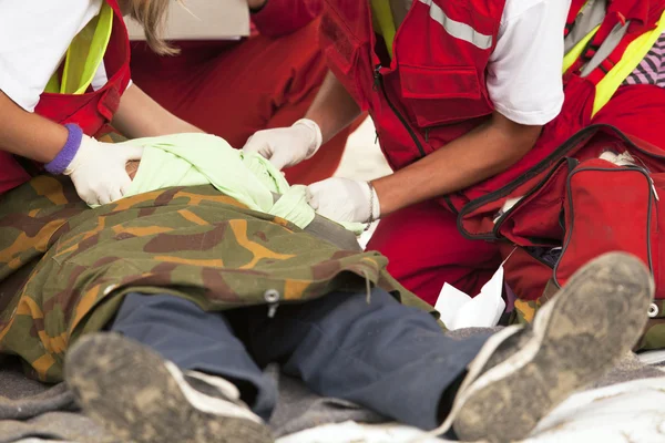 Formazione di primo soccorso — Foto Stock