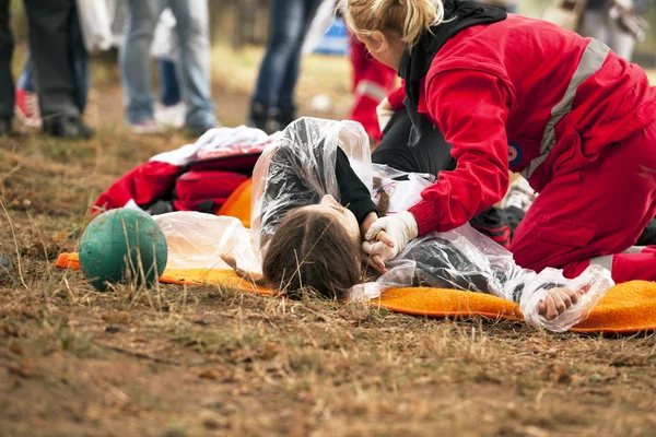 Formazione di primo soccorso — Foto Stock