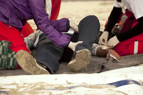 First aid training — Stock Photo, Image