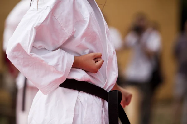 Formação de karaté — Fotografia de Stock