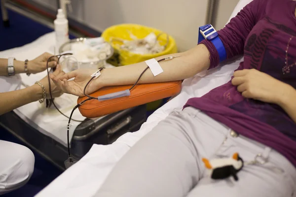 Darování krve — Stock fotografie