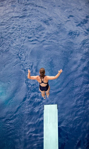 Potápění do vody — Stock fotografie