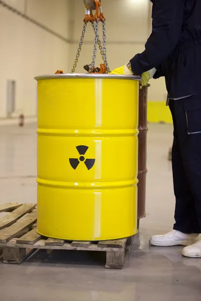 Resíduos radioactivos — Fotografia de Stock