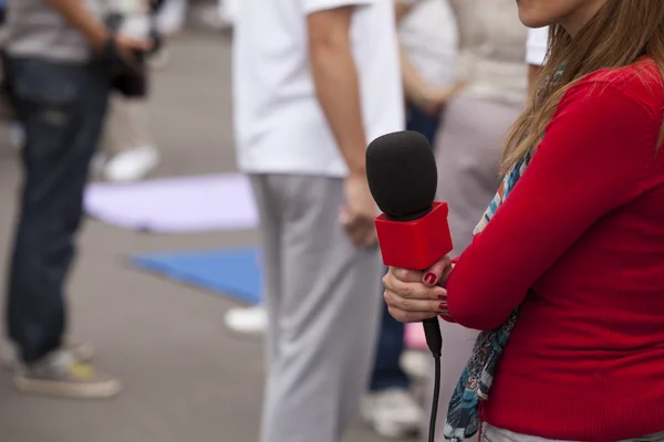 En attente d'une interview — Photo