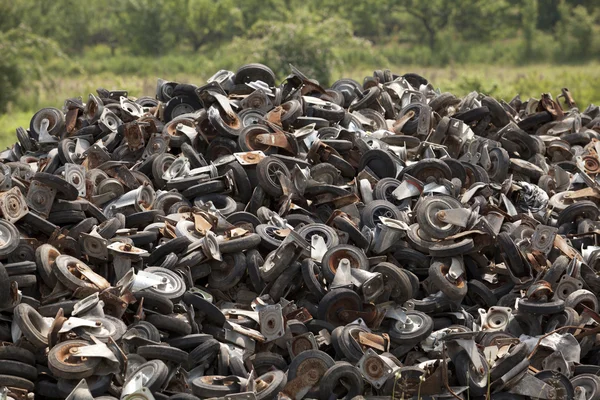 Pile of wheels — Stock Photo, Image