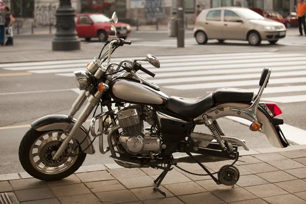 Motocicleta sem roda — Fotografia de Stock