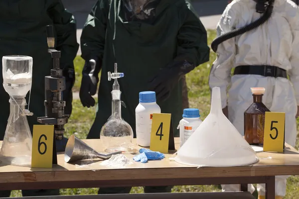 Yasadışı meth laboratuvarı — Stok fotoğraf