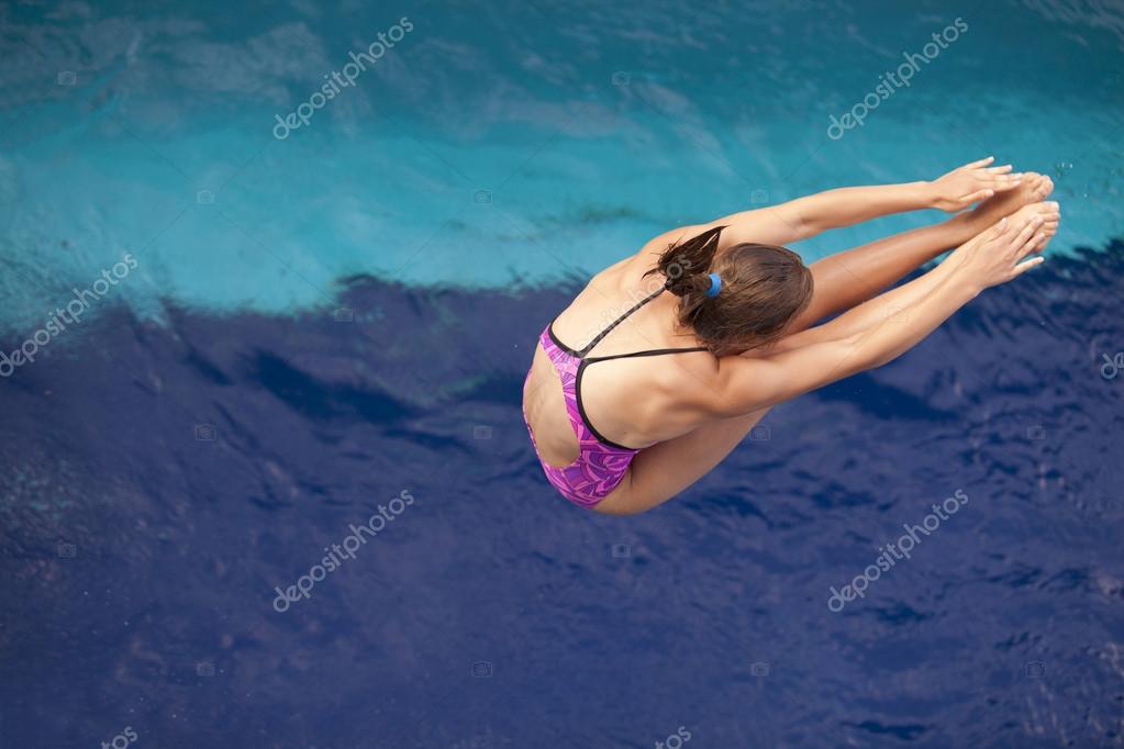 Diving board jump Stock Photo by ©macor 24936705