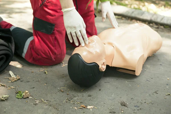 CPR képzési részletesen — Stock Fotó