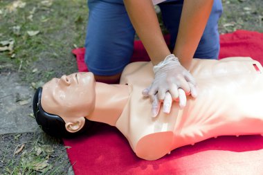 Cardiopulmonary resuscitation - CPR clipart
