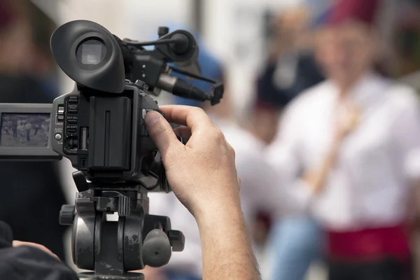 Câmera de vídeo — Fotografia de Stock