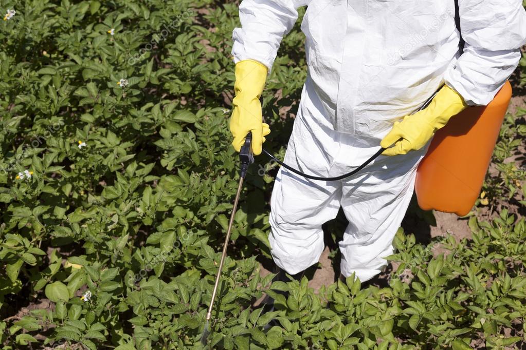 Pesticide spraying