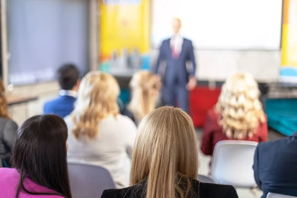 Audience Business Conference Corporate Presentation — Stockfoto