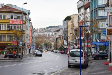 İstanbul. Hindi. İstanbul 'un sokakları. Türkiye 'de normal bir şehir hayatı